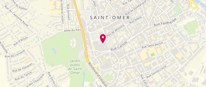 Plan de Corinne, 28 Rue des Clouteries, 62500 Saint-Omer