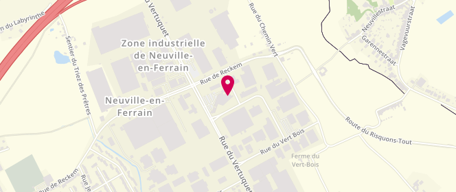 Plan de Diramode, 3 Rue du Duremont, 59960 Neuville-en-Ferrain