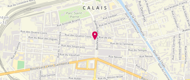Plan de Ms Mode, 51 Boulevard Jacquard, 62100 Calais