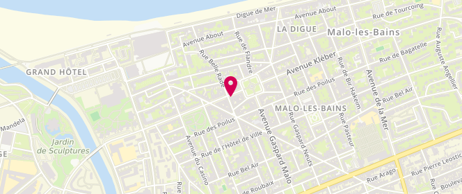 Plan de Les Pétroleuses, 42 avenue Faidherbe, 59240 Dunkerque